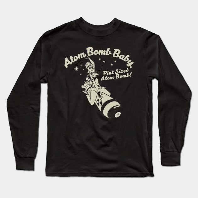 Atom Bomb Baby Long Sleeve T-Shirt by stuff101